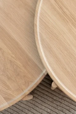 Northern Cling soffbord, litet 70 cm, ljusoljad ek