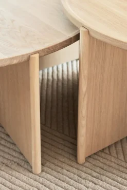 Northern Cling soffbord, litet 70 cm, ljusoljad ek