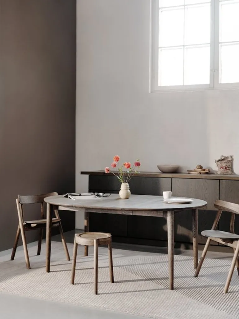 Northern Expand utdragbart matbord, 120 cm, rökt ek