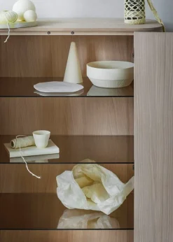 Northern Loud skåp, hög, ljus ek