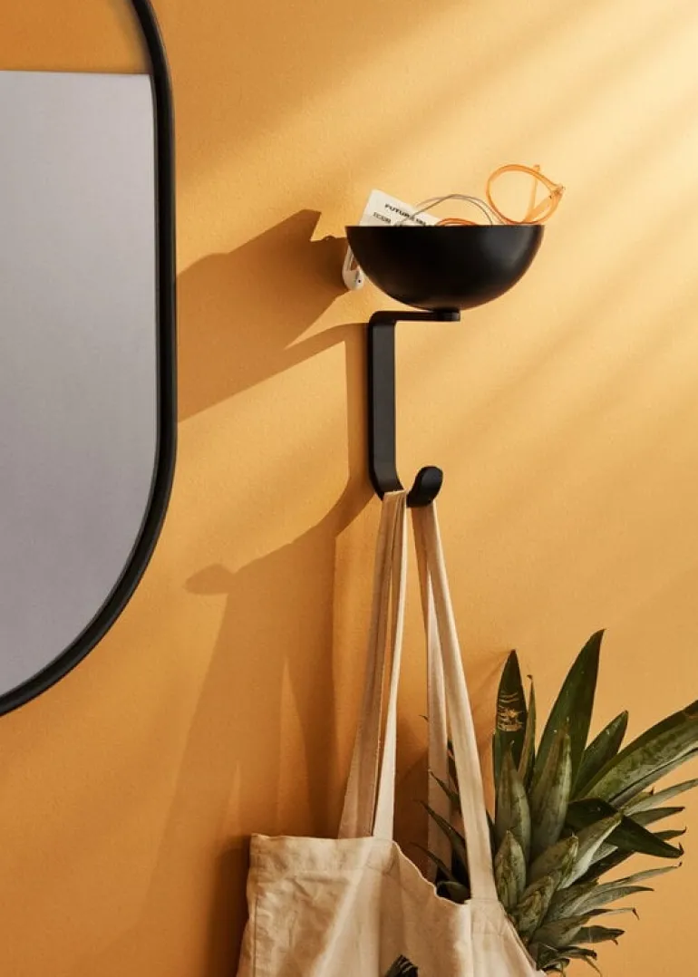 Northern Nest väggkrok, matt svart