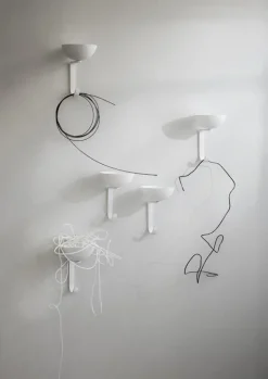 Northern Nest väggkrok, vit matt