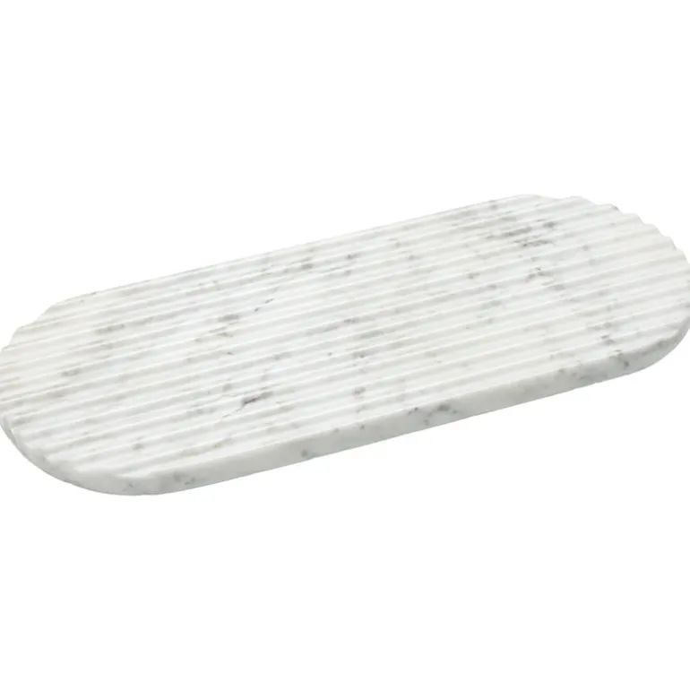 Northern Podium bräde, 40 cm, blandad vit marmor