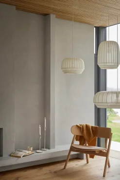 Northern Tradition pendellampa, hög, vit