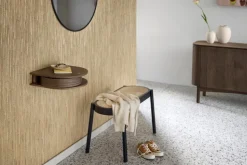 Northern Valet vägghängd låda, liten, rökt ek