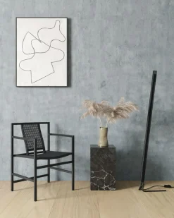 NUAD Radent golvlampa, svart