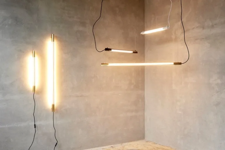 NUAD Radent pendellampa 70 cm, vit