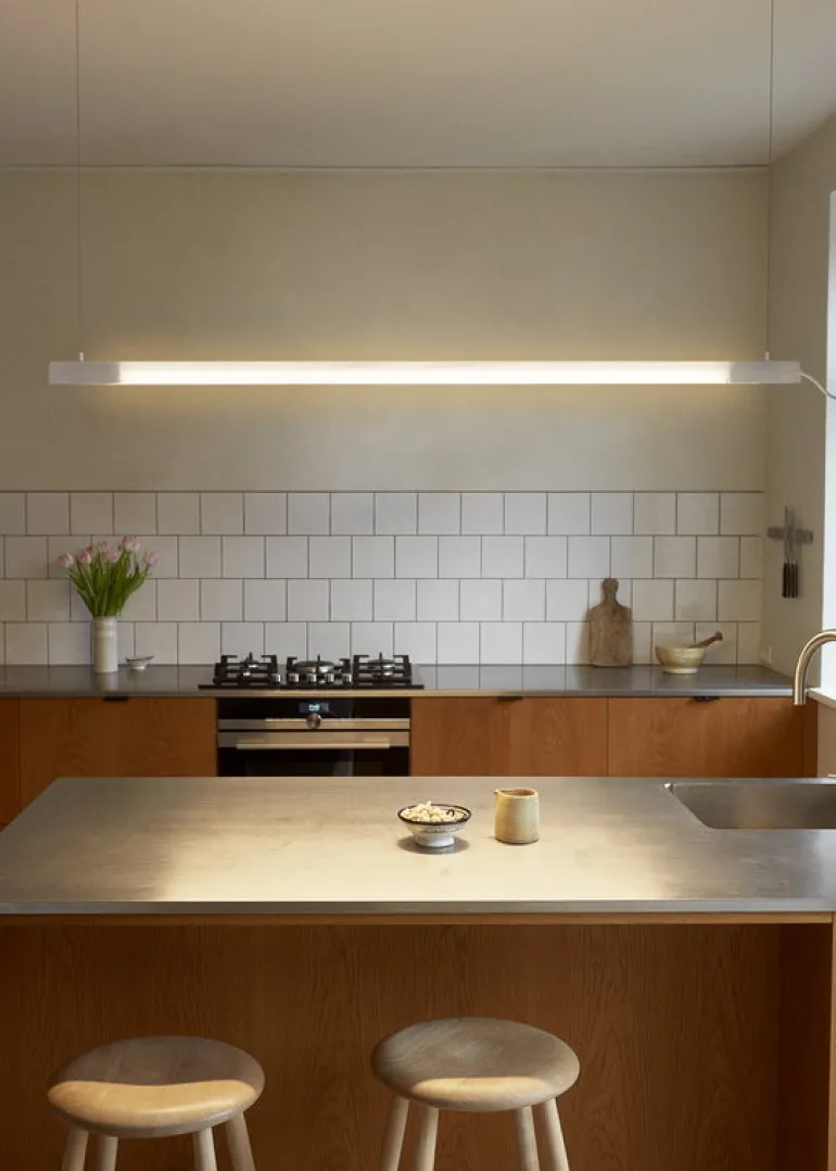 NUAD Radent pendellampa 135 cm, vit