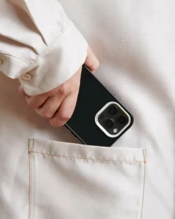 Nudient Form Case för iPhone, klar svart