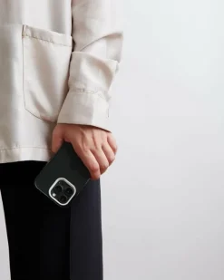 Nudient Form Case för iPhone, klar svart