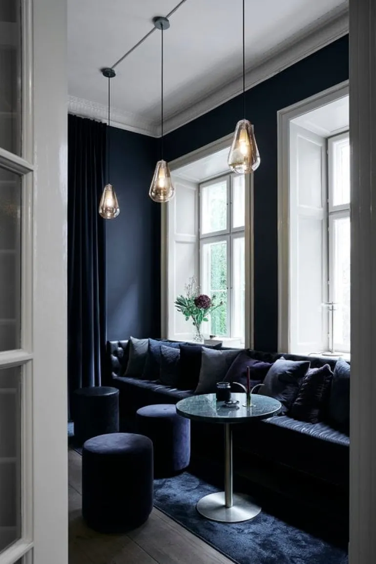 Nuura Anoli 1 pendellampa, medium, guld