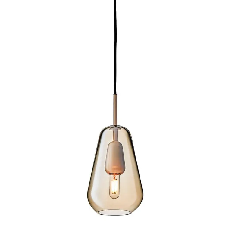 Nuura Anoli 1 pendellampa, liten, guld
