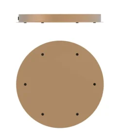 Nuura Anoli 6 pendellampa, guld