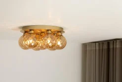 Nuura Apiales 7 Plafond taklampa, brushed brass - optic gold