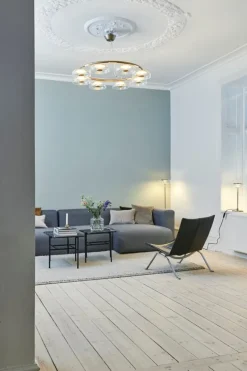 Nuura Blossi 8 pendellampa, Nordic gold - klar