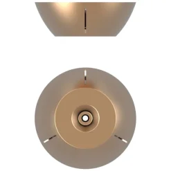 Nuura Blossi 8 pendellampa, Nordic gold - klar