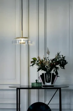 Nuura Blossi 1 pendellampa, Nordic gold - klar