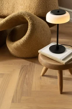 Nuura Blossi bordslampa, liten, svart - opal