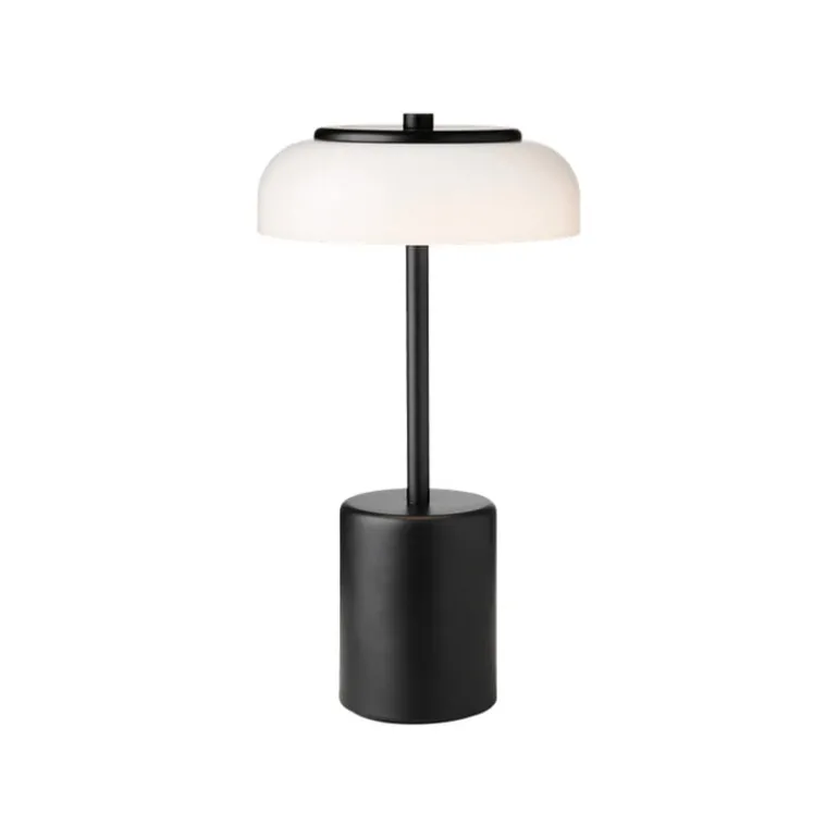 Nuura Blossi Mini bärbar bordslampa, svart - opal