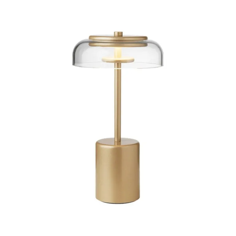 Nuura Blossi Mini bärbar bordslampa, nordisk guld - klar