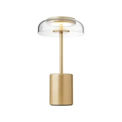 Nuura Blossi Mini bärbar bordslampa, nordisk guld - klar