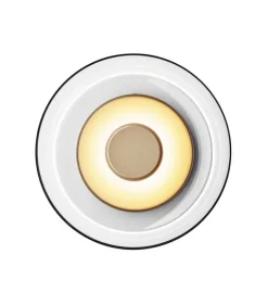 Nuura Blossi vägg-/taklampa, Nordic gold - klar