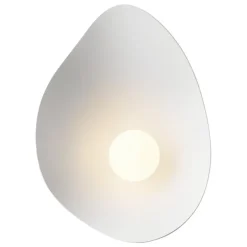 Nuura Florii 1 vägglampa, mörk brons - vit