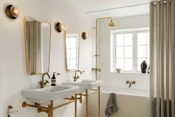 Nuura Liila 1 vägg-/taklampa, medium, svart - optic clear