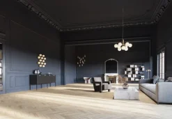 Nuura Liila 12 vägg-/taklampa, guld - opal