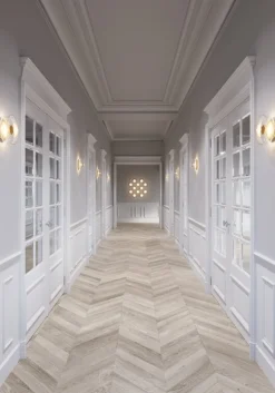 Nuura Liila 12 vägg-/taklampa, guld - opal