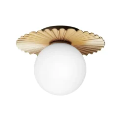 Nuura Liila Muuse vägg-/taklampa, liten, Nordic gold - opal