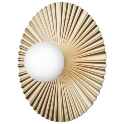 Nuura Liila Muuse vägg-/taklampa, medium, Nordic gold - opal