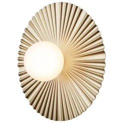 Nuura Liila Muuse vägg-/taklampa, medium, Nordic gold - opal