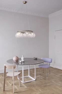 Nuura Miira 6 Circular pendellampa, mässing - ofärgad