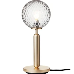 Nuura Miira bordslampa, mässing - optiskt klar