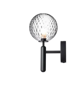 Nuura Miira vägglampa, klippgrå - klar