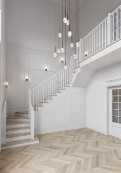 Nuura Miira vägglampa, klippgrå - klar