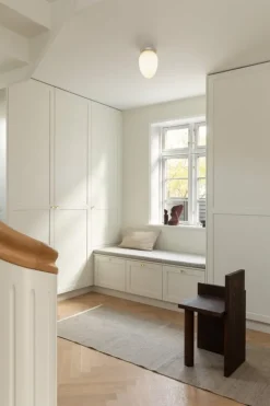 Nuura Rizzatto 171 taklampa, satinsilver - opalvit