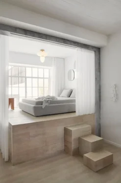 Nuura Rizzatto 42 taklampa, mässing - opalvit