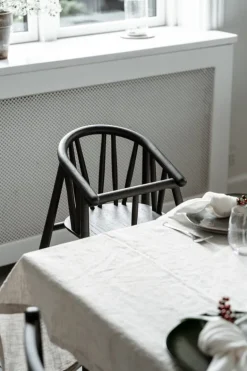 Oaklings Saga hög barnstol, svartbetsad ek