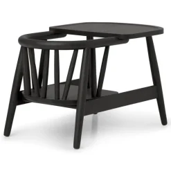 Oaklings Smilla småbarnstol med bricka, svartbetsad ek