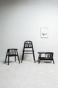 Oaklings Storm barnstol, svartbetsad ek