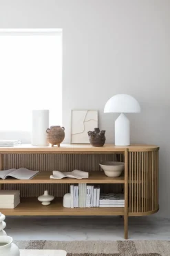 Oluce Atollo 237 bordslampa, vit