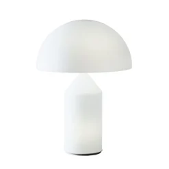 Oluce Atollo 236 bordslampa, vit