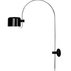 Oluce Coupé 1158 vägglampa, svart