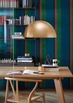 Oluce Sonora 437 hänglampa, guld