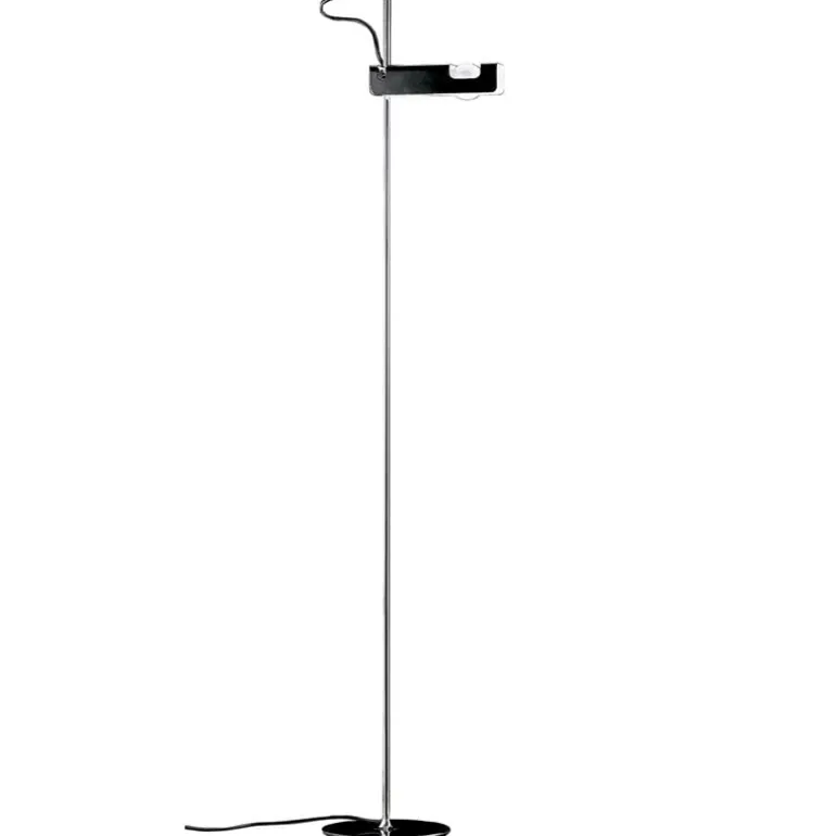 Oluce Spider 3319 golvlampa, svart