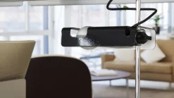 Oluce Spider 3319 golvlampa, svart