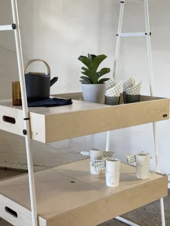 OOJA displays T001 disk, björk - vit