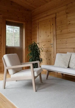 Ornäs Rialto loungefåtölj, vitlackad ek - Orsetto 011